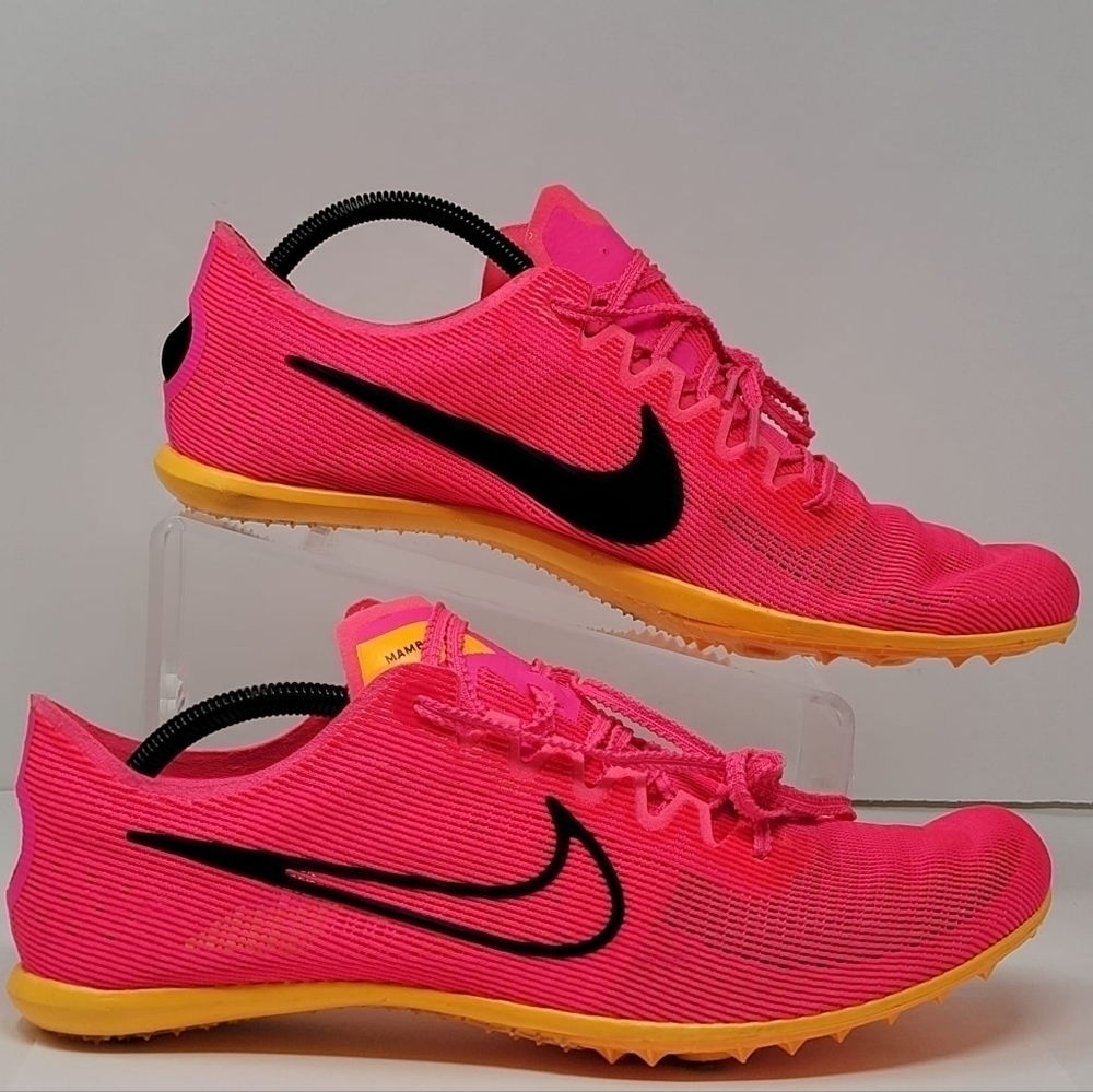 Nike Zoom Mamba 6 Track Distance Pink Shoes DR2733-600 Menโs Size 12 New